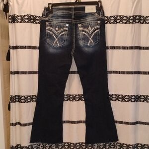 Miss Me Dark Blue Flare Jeans